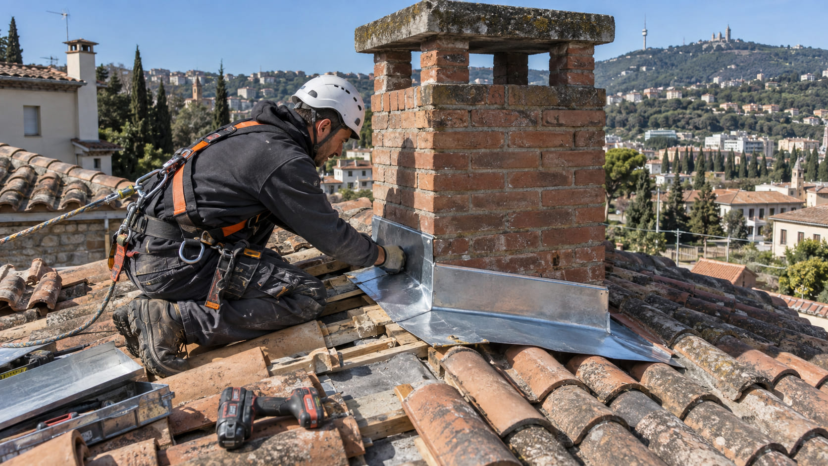 gotera-chimenea-tejado-barcelona